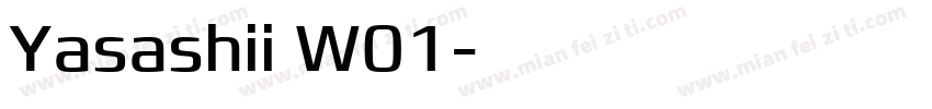 Yasashii W01字体转换